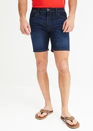 Lange jeans short met comfortband, loose fit, John Baner JEANSWEAR