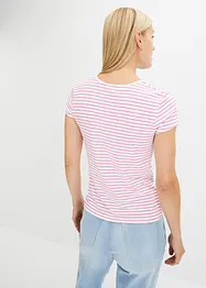 Gestreept shirt met cut-out, bonprix