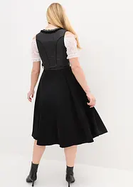 Dirndl met pailletten en schort (2-dlg. set), bonprix