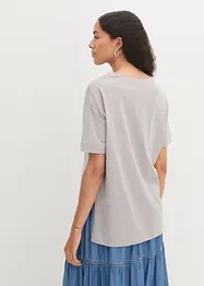 Oversized T-shirt met splitten opzij, bonprix