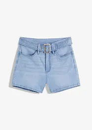 Jeans short met riem (2-dlg. set), bonprix