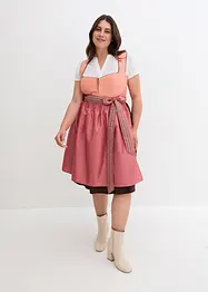 Midi dirndl met ritssluiting (2-dlg. set), bonprix