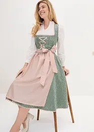 Dirndl met schort in midilengte (2-dlg. set), bonprix