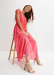 Chiffon jurk met strikdetails, bonprix