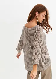 Ajour trui met glitter, bonprix