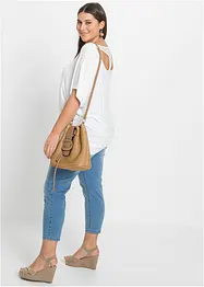 Vleermuisshirt met kant, bonprix
