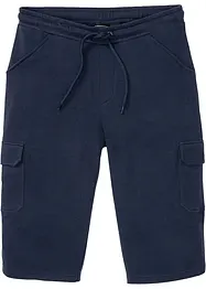 Lange sweat cargo bermuda, regular fit, bonprix