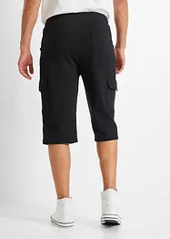 Lange sweat cargo bermuda, regular fit, bonprix