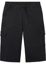 Lange sweat cargo bermuda, regular fit, bonprix