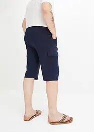 Lange sweat cargo bermuda, regular fit, bonprix