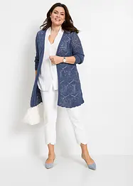 Lang vest van ajour, bonprix