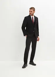 Slim fit pak (4-dlg. set): colbert, broek, gilet, stropdas, bonprix