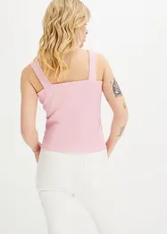 Geribde top (set van 2), bonprix