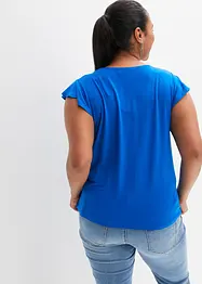 Shirt met kant van een viscose-mix, bonprix