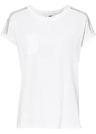 Luchtig shirt met kant, bonprix
