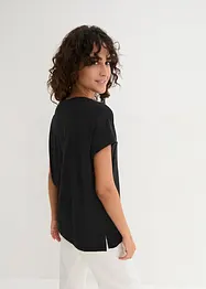 Luchtig shirt met kant, bonprix