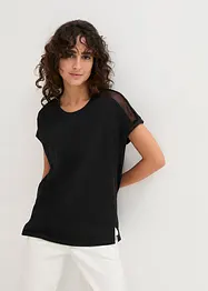 Luchtig shirt met kant, bonprix