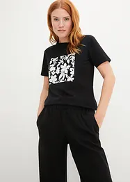 T-shirt met bloemenprint, bonprix