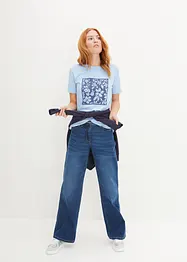 T-shirt met bloemenprint, bonprix