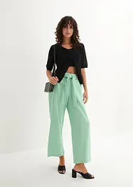 Culotte van lichte linnenmix, bonprix