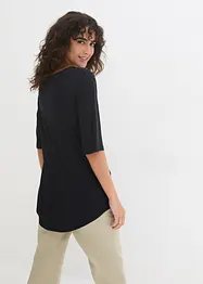 Longshirt van zachte viscose (set van 2), bonprix