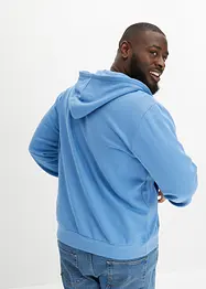 Sweater met capuchon en ritssluiting, bonprix