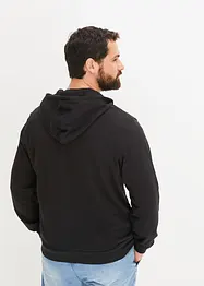 Sweater met capuchon en ritssluiting, bonprix