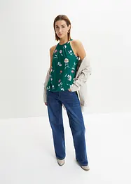 Gedessineerde top  met viscose, bonprix