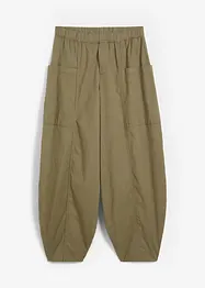 Lichte twill broek in een elastische katoenmix, bonprix