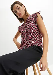 Gedessineerde blousetop, bonprix