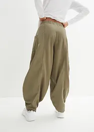 Lichte twill broek in een elastische katoenmix, bonprix
