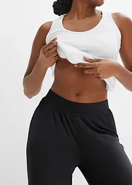 Pyjamabroek met wijde pijpen en viscose, bonprix