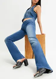 Bootcut jeans mid waist, stretch, bonprix
