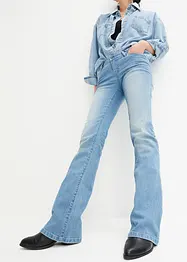 Bootcut jeans mid waist, stretch, bonprix
