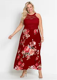 Jersey jurk met kanten lijfje, bonprix