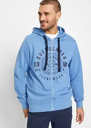 Sweatvest met capuchon en comfort fit, bonprix
