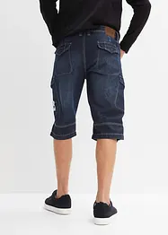 Lichte jeans cargo bermuda, relaxed fit, bonprix
