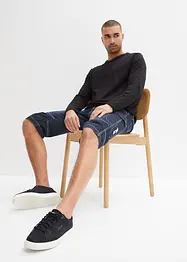 Lichte jeans cargo bermuda, relaxed fit, bonprix