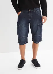Lichte jeans cargo bermuda, relaxed fit, bonprix