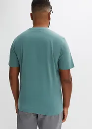 Henley shirt (set van 2) van biologisch katoen, bonprix