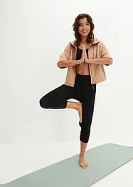 Loungewear harembroek met plooitjes, bonprix