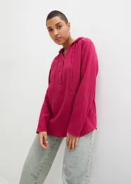 Mousseline blouse van katoen, bonprix