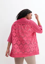 Vest met kant, bonprix