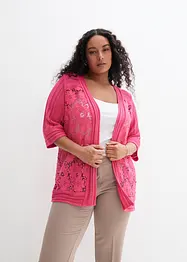 Vest met kant, bonprix