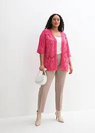 Vest met kant, bonprix
