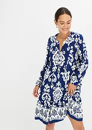 Gedessineerde tuniekjurk van soepele viscose, bonprix