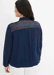 Blouse met kant, bonprix