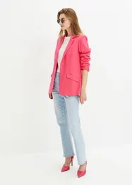 Lange blazer van katoen-jersey, bonprix