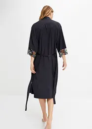 Satijnen kimono met borduursel, bonprix