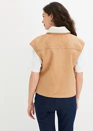 Imitatie lammy gilet, bonprix